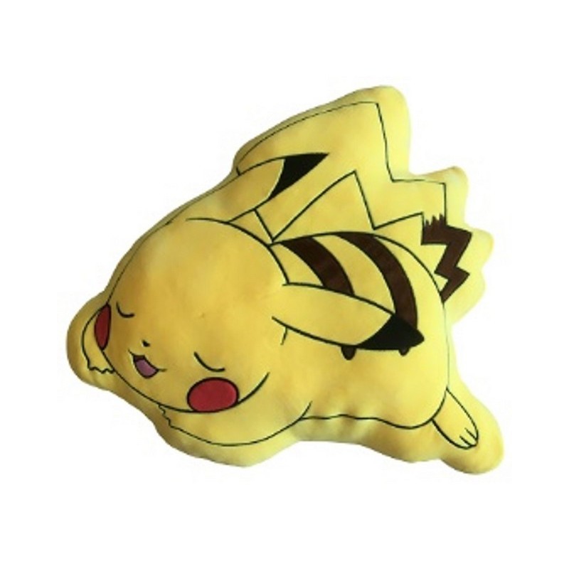 Coussin Pokemon- Coussin en peluche Pokémon : Pikachu endormi 50 cm