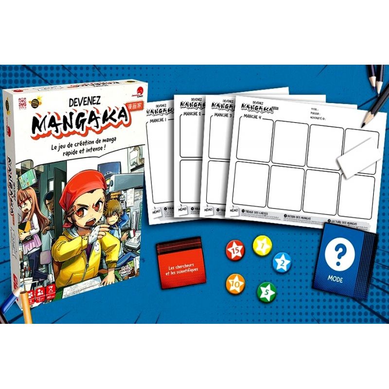 DEVENEZ MANGAKA - Le premier jeu de création de mangas !
