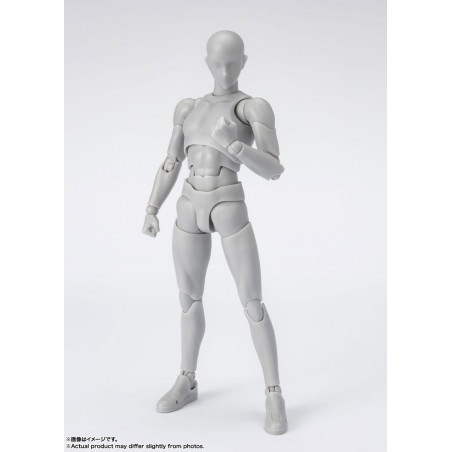 Figurine articulée S.H. Figuarts Body-Kun Sports Edition DX Set (Gray Color Ver.) 16 cm