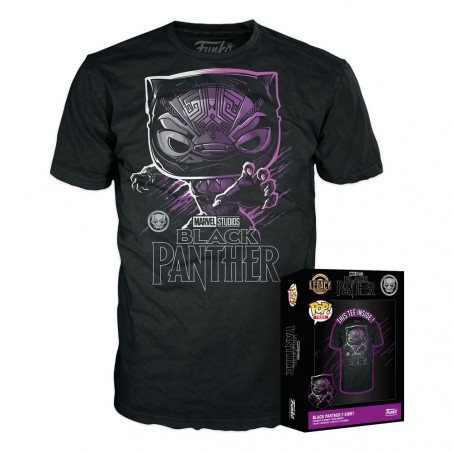  Marvel Boxed Tee T-Shirt Black Panther