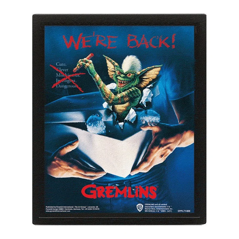 GREMLINS-WE ARE BACK 3D POSTER GREMLINS-WE ARE BACK 3D POSTER
