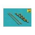 Set of 2 barrels for British Mk.2 Browning .303 aircraft machine guns without flash hiders
