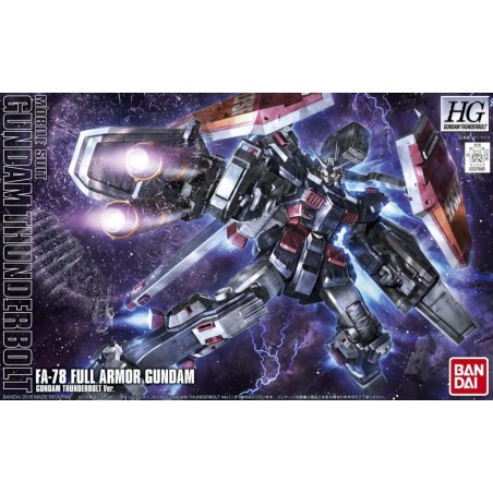 Gunpla GUNDAM - Model Kit - HG 1/144 - Full Armor Gundam Thunder. - 13 CM