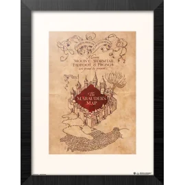 HARRY POTTER - Carte du Maraudeur - Collector Print '30x40cm'