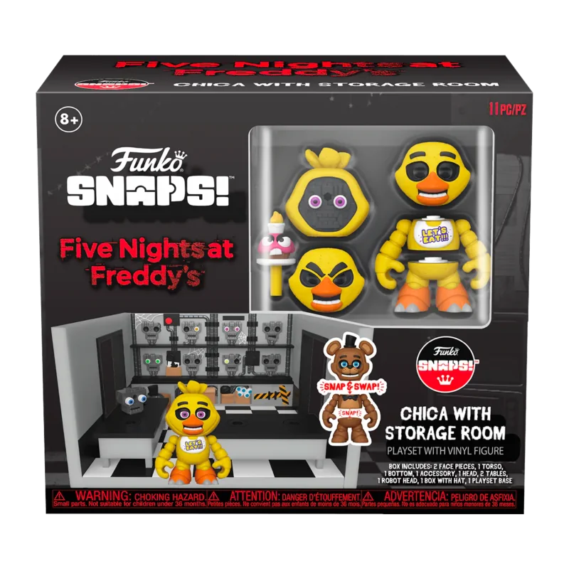 FNAF - Storage Room w/ Chica - Snap Playset Funko