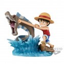 ONE PIECE - Luffy VS Local Sea Monster - WORLD COLLECTABLE FIGURE LOG STORIES ONE PIECE - Luffy VS Local Sea Monster - WORLD COLLECTABLE FIGURE LOG STORIES