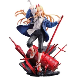 Figurine CHAINSAW MAN - Power & Meowy - 28cm by Sega