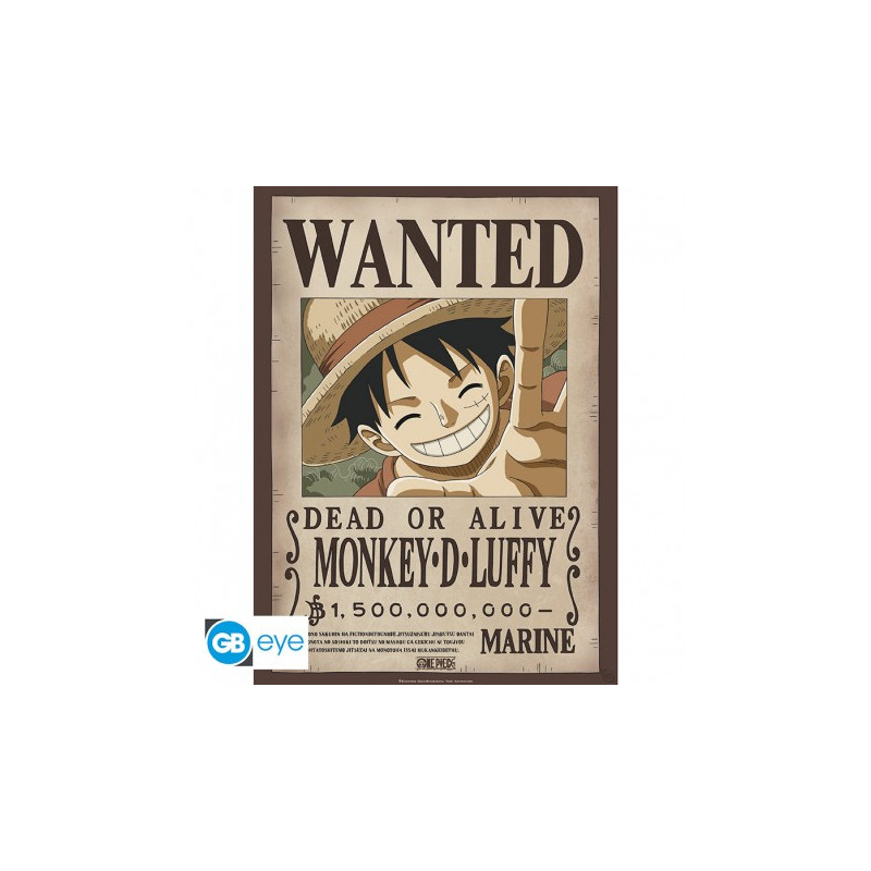 Posters et wallscrolls ONE PIECE - Set 2 Posters Chibi 52x38 - Wanted Luffy & Ace 