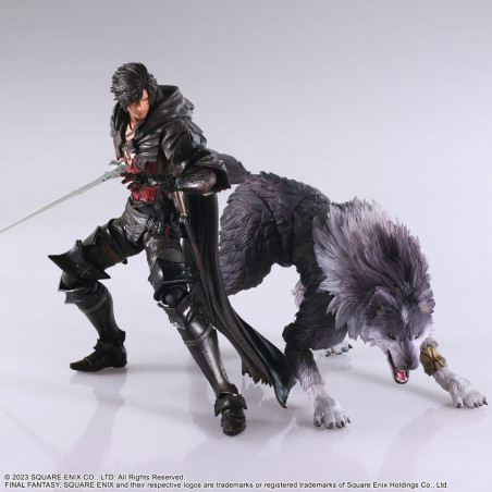  Final Fantasy XVI Bring Arts figurine Set Clive Rosfield & Torgal