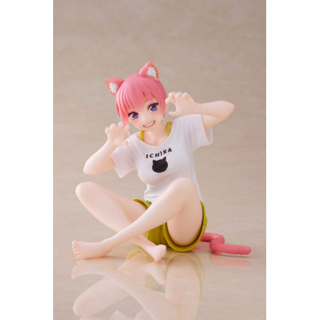 Figurine The Quintessential Quintuplets 2 Desktop Ichika Nakano Newley Written Cat Roomwear Ver. 13 cm