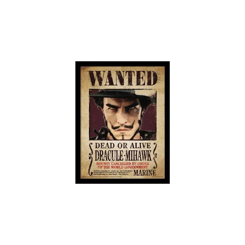 ONE PIECE LIVE ACTION - Dracule Mihawk - Impression encadrée 30x40cm ONE PIECE LIVE ACTION - Dracule Mihawk - Impression encadrée 30x40cm