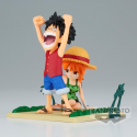 ONE PIECE - Luffy & Nami WCF-Log Stories 7cm