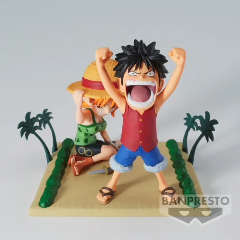 ONE PIECE - Luffy & Nami WCF-Log Stories 7cm