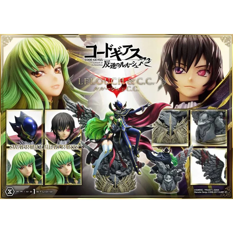 Code Geass: Lelouch of the Rebellion Concept Masterline Series Lelouch Lamperouge & C.C. 44 cm