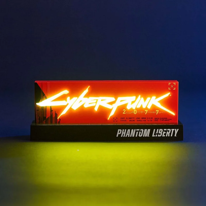 Cyberpunk Edgerunner lampe LED Phantom Edition 22 cm