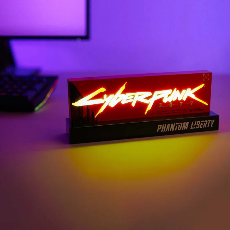 Cyberpunk Edgerunner lampe LED Phantom Edition 22 cm