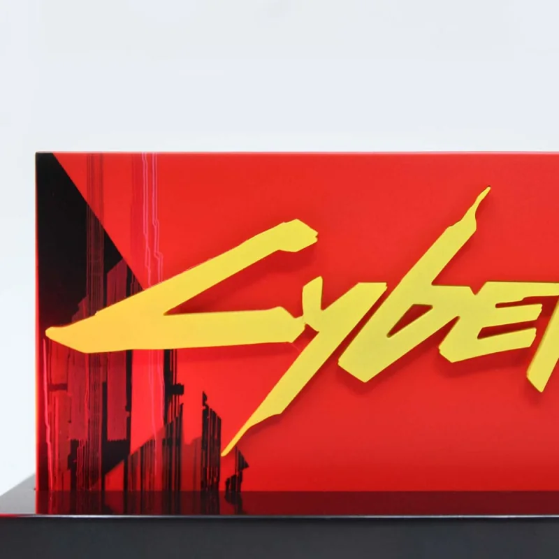 Cyberpunk Edgerunner lampe LED Phantom Edition 22 cm