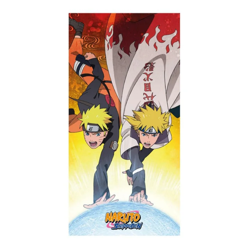 Naruto Shippuden serviette de bain Premium Naruto & Minato 70 x 140 cm Naruto Shippuden serviette de bain Premium Naruto & Minato 70 x 140 cm