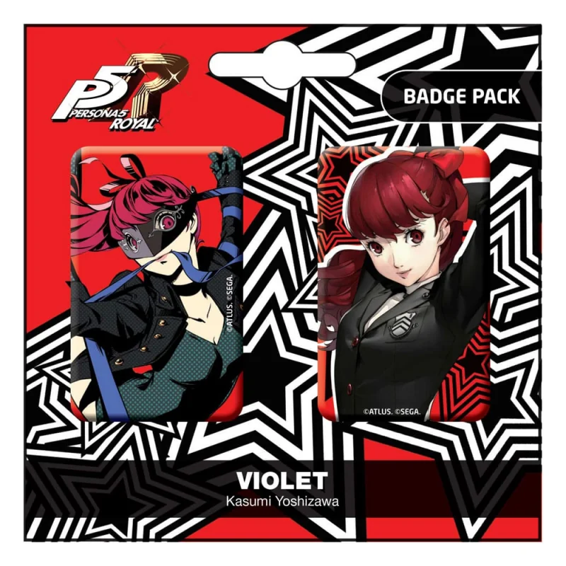 Persona 5 Royal pack 2 pin's Violet / Kasumi Yoshizawa Persona 5 Royal pack 2 pin's Violet / Kasumi Yoshizawa