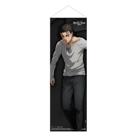 Poster  Attack on Titan wallscroll Slim Eren Jaegers 30 x 90 cm