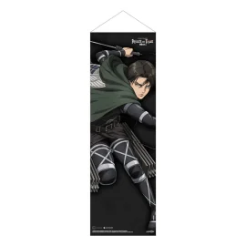 Poster  Attack on Titan wallscroll Slim Levi 30 x 90 cm