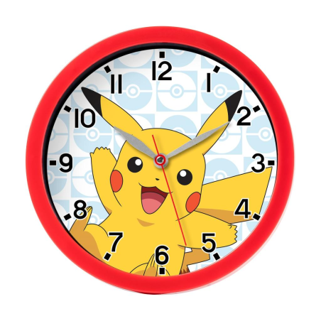 Horlogerie POKEMON - Pikachu - Horloge Murale - 24cm  - Peershardy Horlogerie  - 230611 
