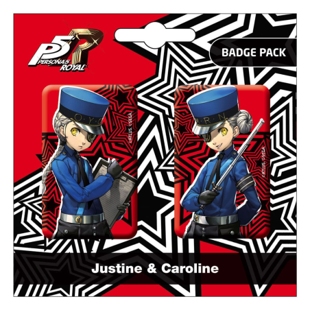  Persona 5 Royal pack 2 pin's Justine & Caroline