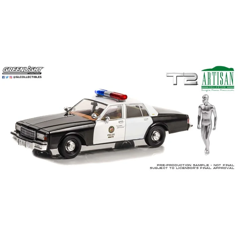 CHEVROLET CAPRICE METROPOLITAIN POLICE 1987 "TERMINATOR 2 - LE JUGEMENT DERNIER (1991)" AVEC FIG.