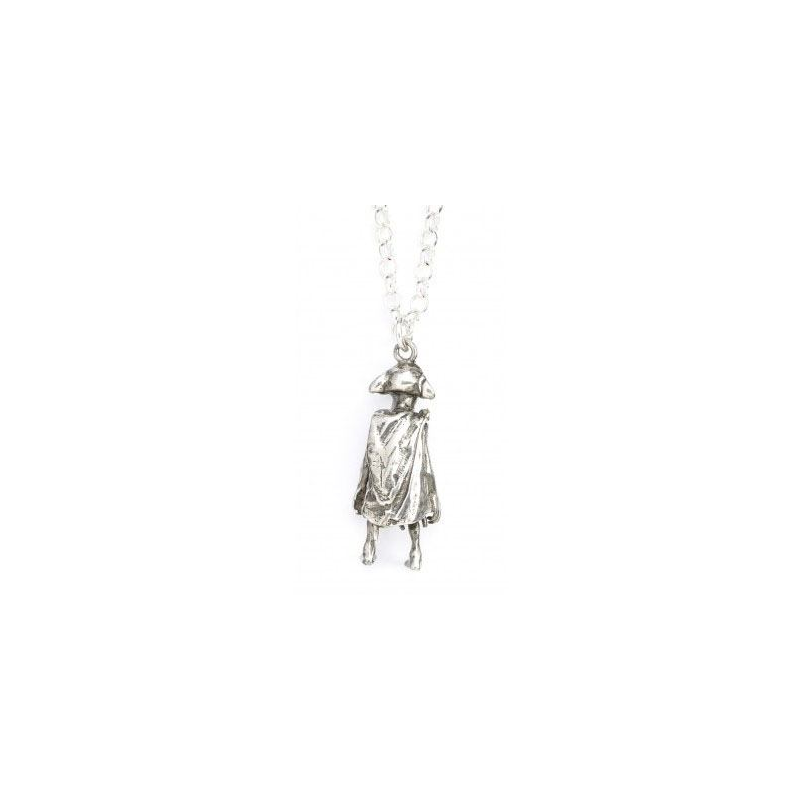 Harry Potter pendentif et collier argent Dobby the House