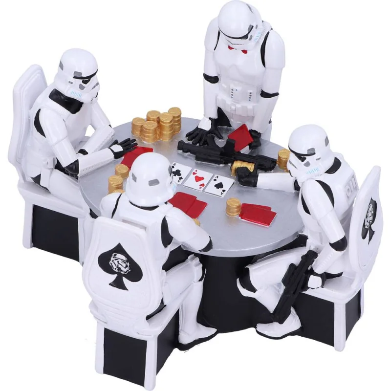 Star Wars diorama Stormtrooper Poker Face 18 cm