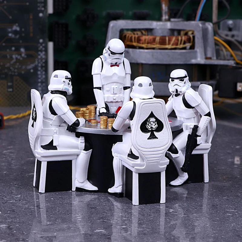 Star Wars diorama Stormtrooper Poker Face 18 cm