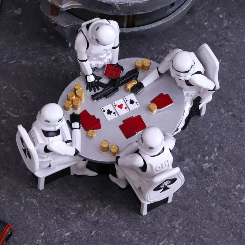 Star Wars diorama Stormtrooper Poker Face 18 cm
