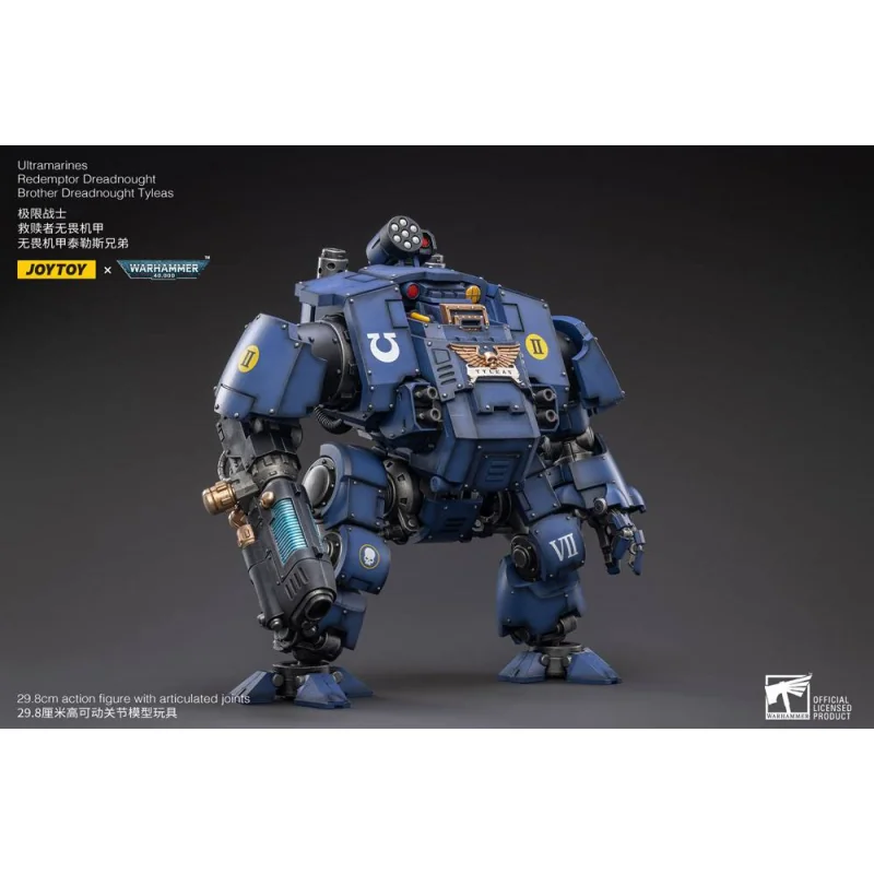 Warhammer 40k figurine 1/18 Ultramarines Redemptor Dreadnought Brother Dreadnought Tyleas 30 cm