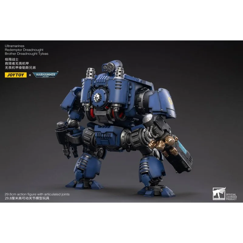 Warhammer 40k figurine 1/18 Ultramarines Redemptor Dreadnought Brother Dreadnought Tyleas 30 cm