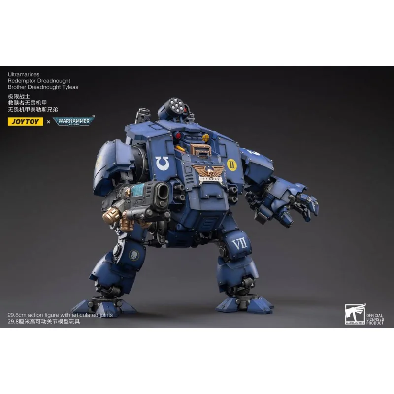 Warhammer 40k figurine 1/18 Ultramarines Redemptor Dreadnought Brother Dreadnought Tyleas 30 cm