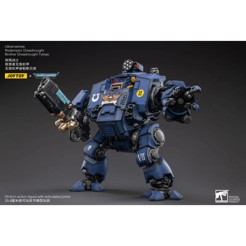 Warhammer 40k figurine 1/18 Ultramarines Redemptor Dreadnought Brother Dreadnought Tyleas 30 cm