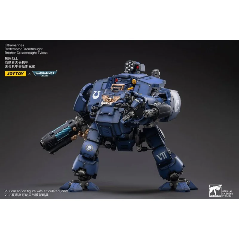 Warhammer 40k figurine 1/18 Ultramarines Redemptor Dreadnought Brother Dreadnought Tyleas 30 cm