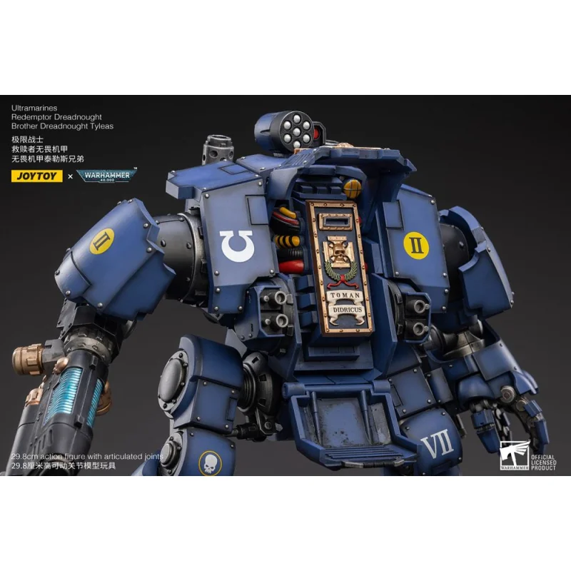 Warhammer 40k figurine 1/18 Ultramarines Redemptor Dreadnought Brother Dreadnought Tyleas 30 cm