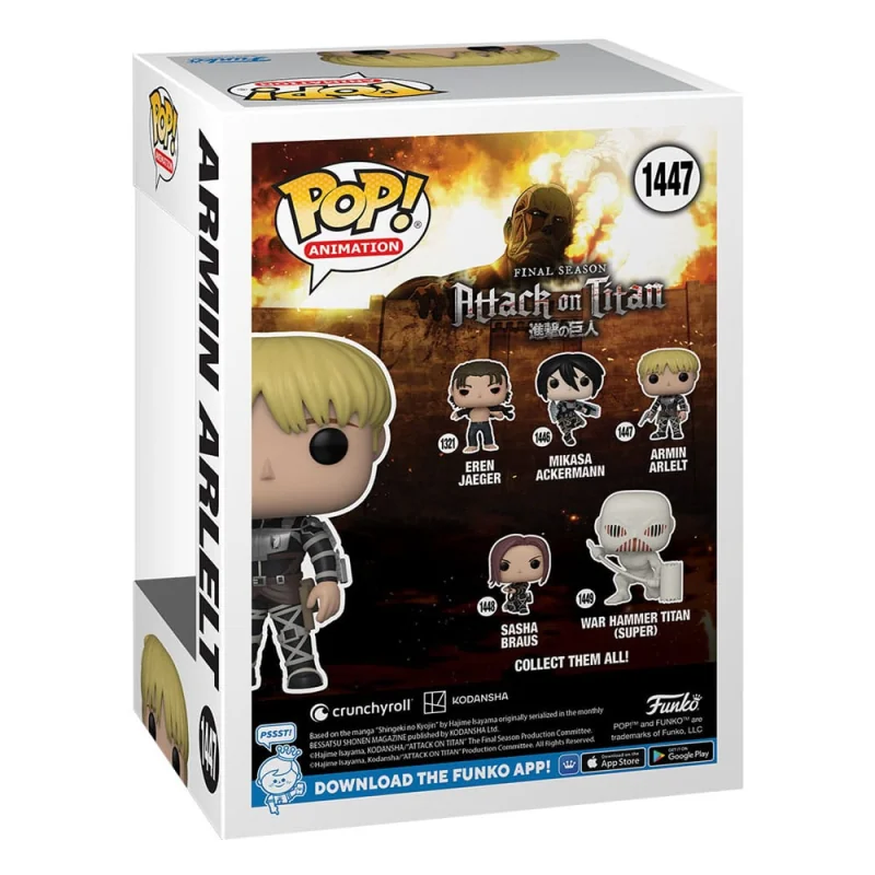 Attack on Titan Season 5 -POP Animation N°1447 -Armin Arlert avec Chase