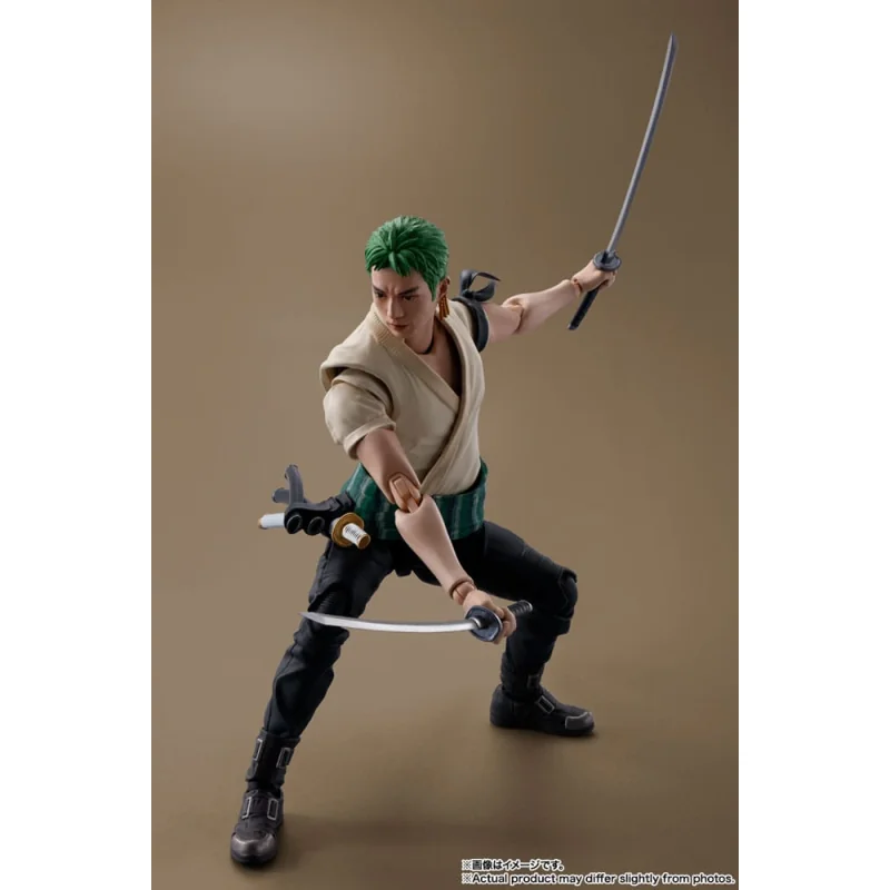 ONE PIECE NETFLIX - Roronoa Zoro - Figurine S.H. Figuarts 14cm