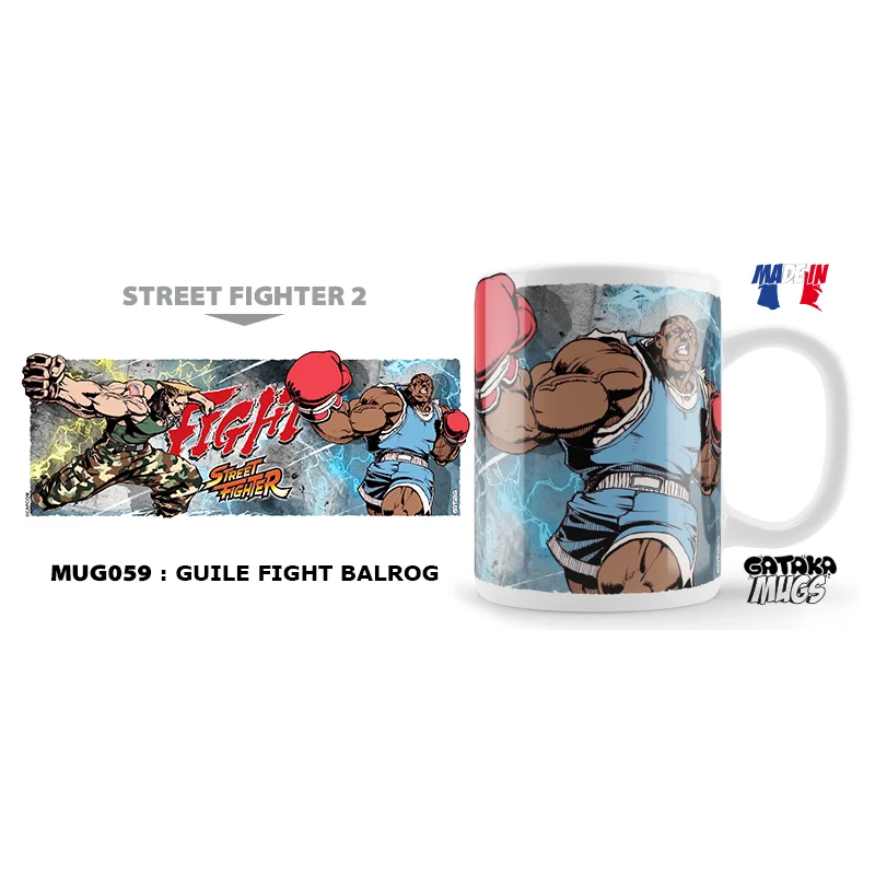 STREET FIGHTER - Mug - Guile Fight Balrog