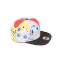 Pokemon: Casquette Snapback Multi Pop Art Pokemon: Casquette Snapback Multi Pop Art