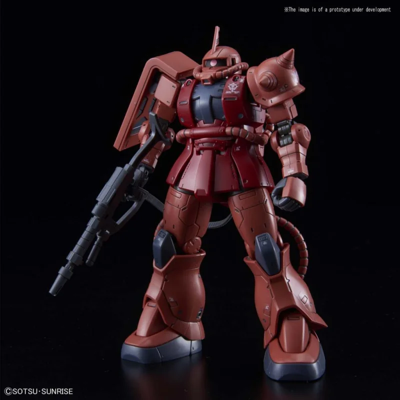 Gundam – Maquette HG 1/144 Zaku II Principality of ZEON Char Aznable`s Mobile Suits Red Comet Ver.