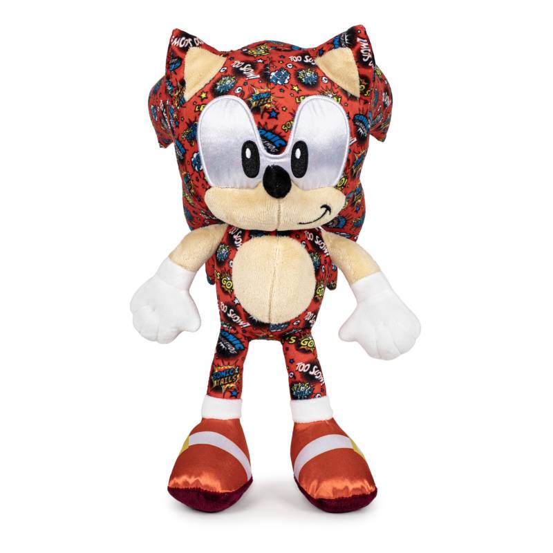 Sonic the Hedgehog : Sonic Pop Comic 30 cm Peluche Rouge