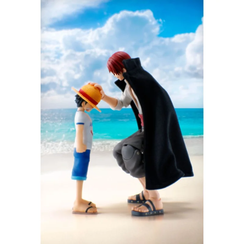 Bandai One Piece pack 2 figurines S.H.Figuarts Shanks & Monkey D. Luffy Childhood Ver.