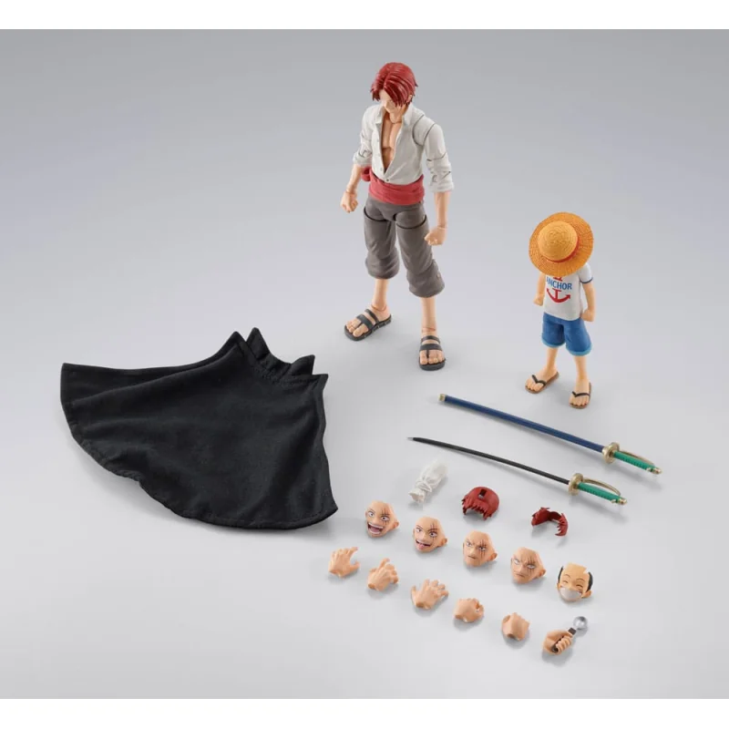 One Piece pack 2 figurines S.H.Figuarts Shanks & Monkey D. Luffy Childhood Ver.