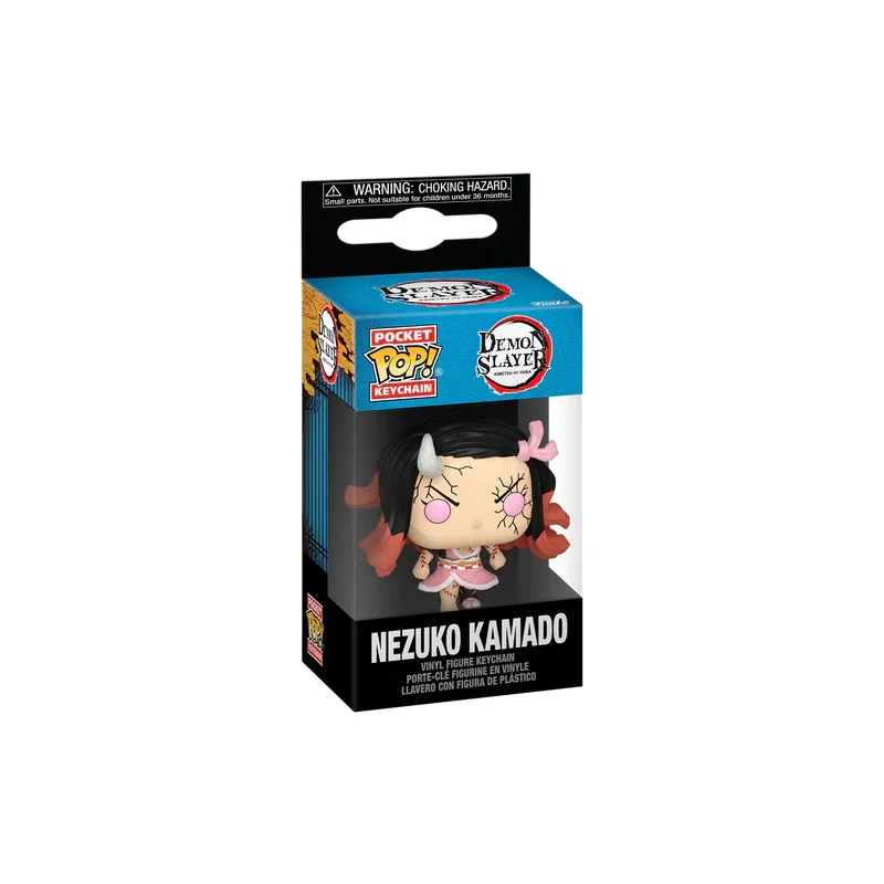 Figurines Pop DEMON SLAYER - Pocket Pop Keychains - Nezuko (Demon Form)