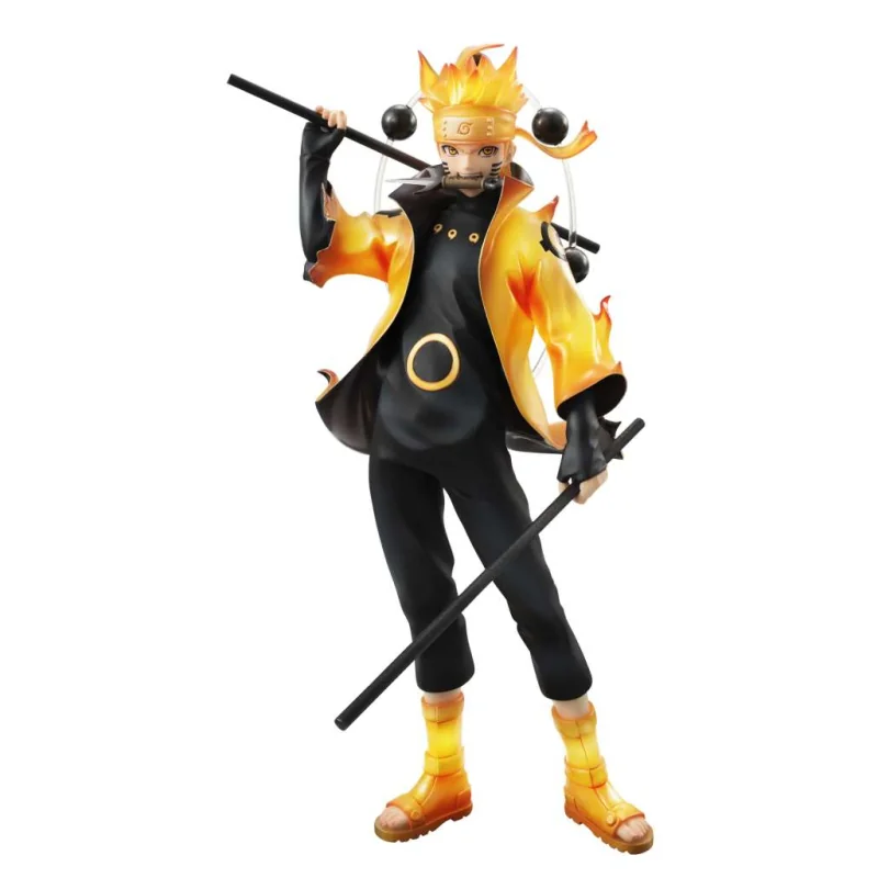 Figurine Naruto Shippuden Naruto Uzumaki Six Paths Sage 15th Ann Gem Statue Rerun