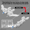 Bandai 30mm Ex Arm Vehicle Wing Mobile 1/144 Bandai 30mm Ex Arm Vehicle Wing Mobile 1/144