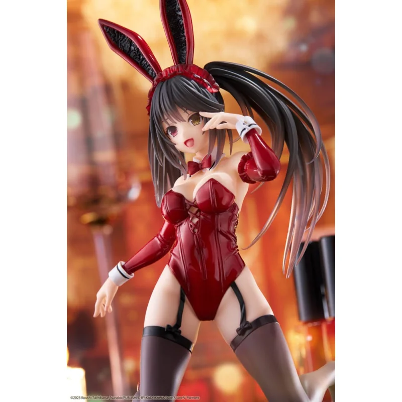 Taito Prize Date A Live V - Desktop Cute Figure Kurumi Tokisaki Bunny Ver. 13 cm